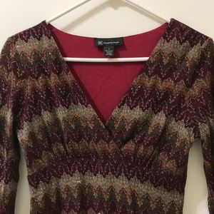 INC International Concepts - dressy top- small